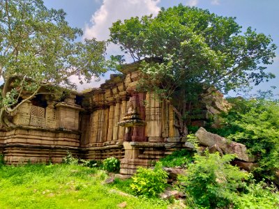 Shiva temple ruins, Khammampally Telangana - 25