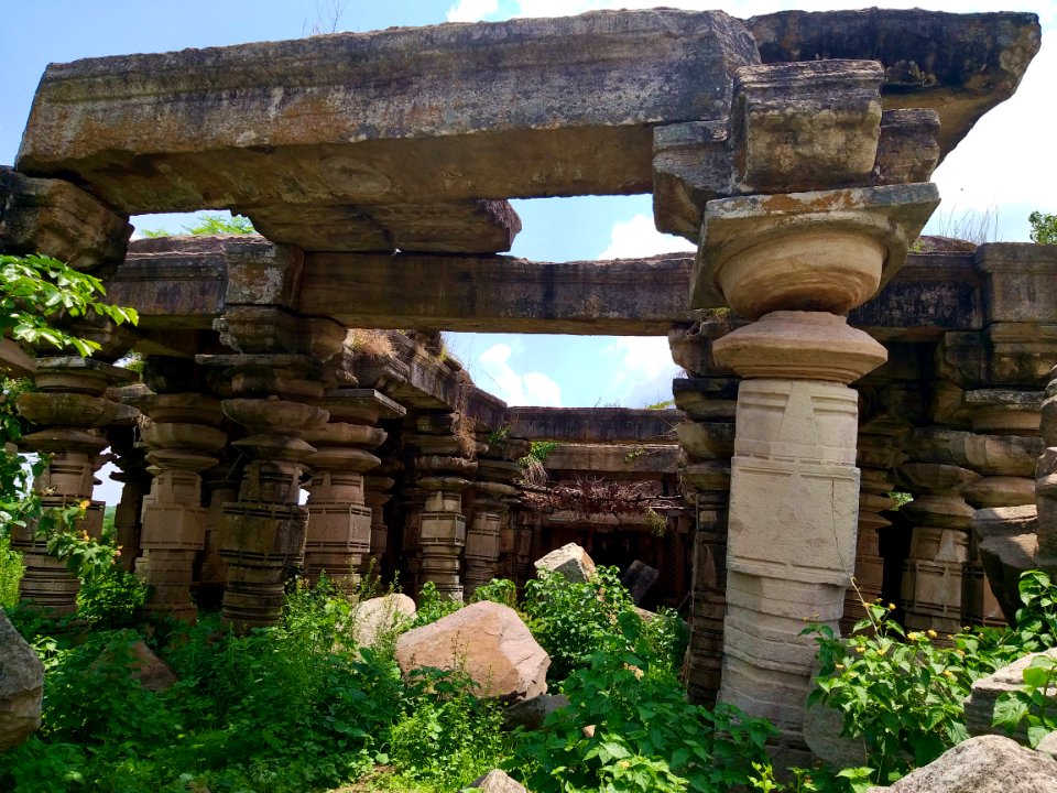 Shiva temple ruins, Khammampally Telangana - 20