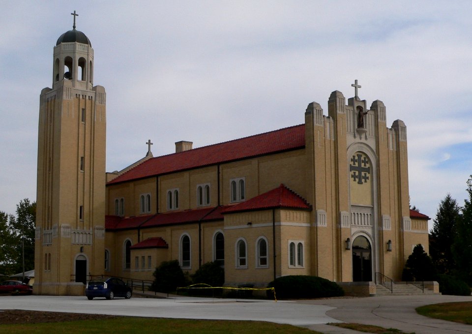 Shelby, Nebraska Sacred Heart from NW