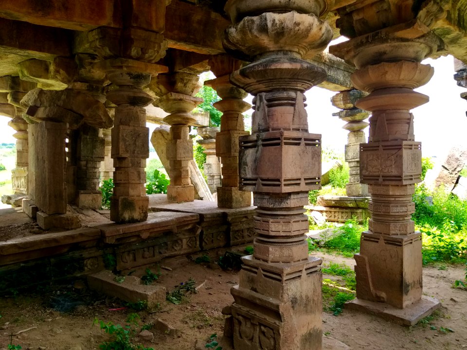 Shiva temple ruins, Khammampally Telangana - 10