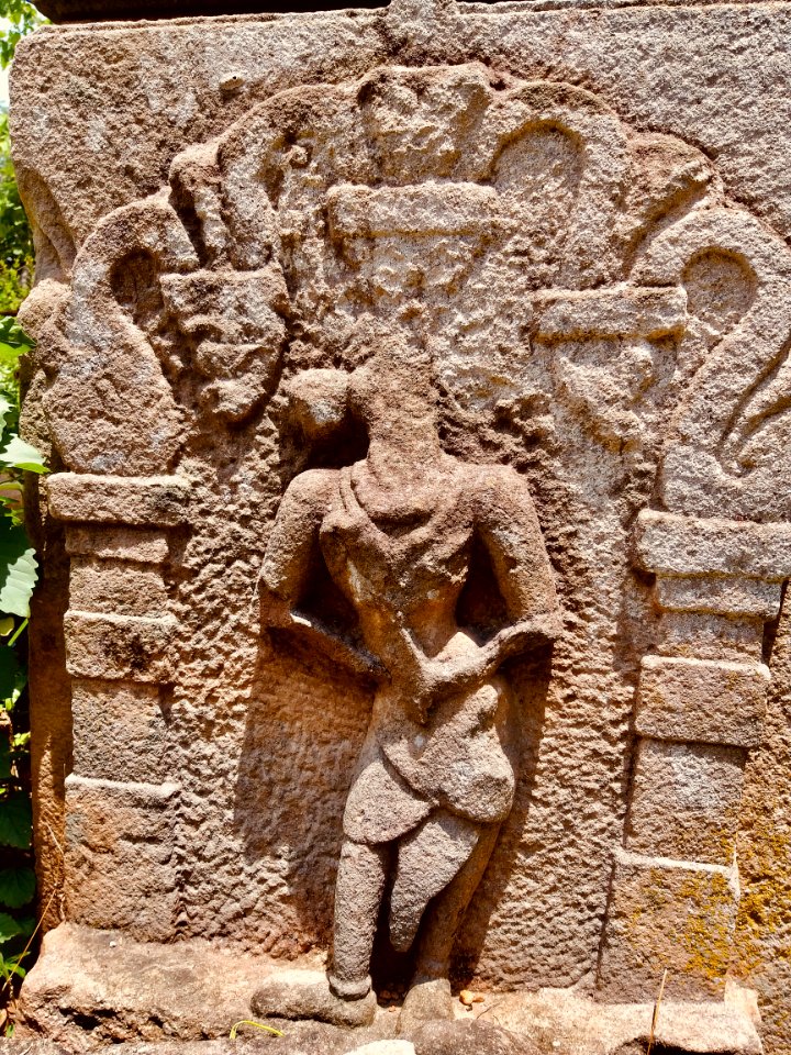 Shiva temple reliefs and artwork, Khammampally Telangana - 03