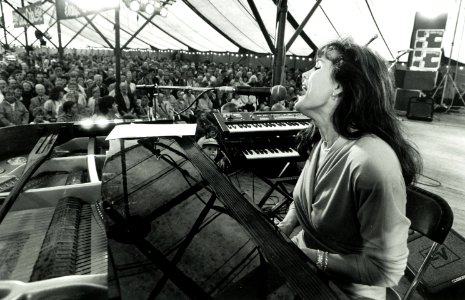 Shirley Zwerus tijdens Haarlem Jazzstad 1992
