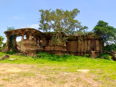 Shiva temple ruins, Khammampally Telangana - 01