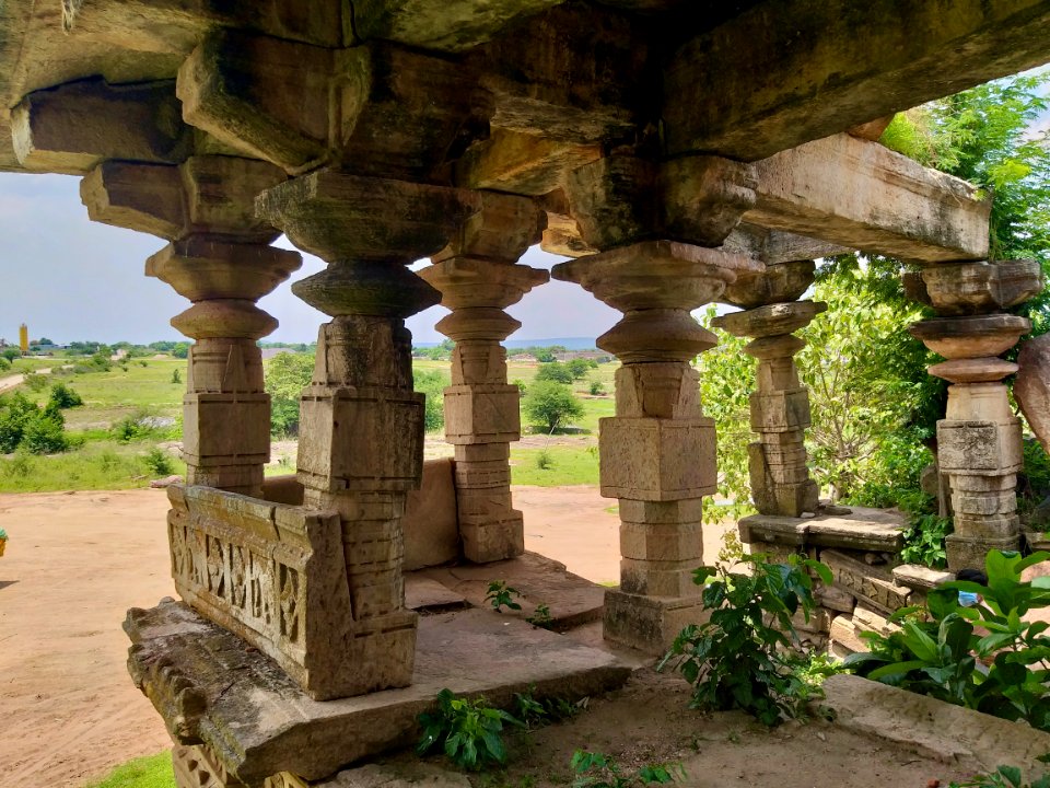 Shiva temple ruins, Khammampally Telangana - 05