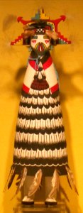 Shalako mana (cloud maiden) kachina, Arizona, Hopi people, Honolulu Museum of Art