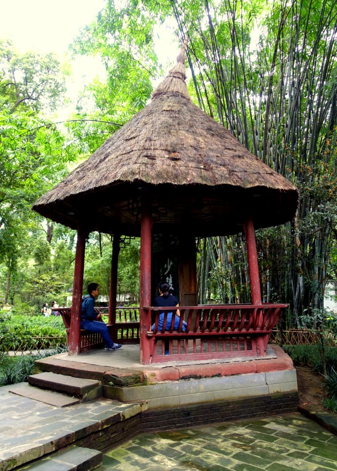Shaoling Thatched Cottage Tablet Pavilion - Du Fu Thatched Cottage - Chengdu, Sichuan, China - DSC04938
