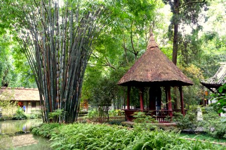 Shaoling Thatched Cottage Tablet Pavilion - Du Fu Thatched Cottage - Chengdu, Sichuan, China - DSC04948 photo