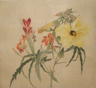 Sheet from 'Album of Flower Paintings' by Tao Rong, Honolulu Museum of Art