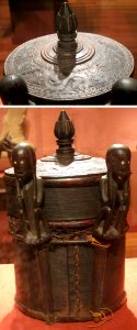 Shaman's paraphernalia container, Borneo, Kalimantan, Dayak, Honolulu Museum of Art photo