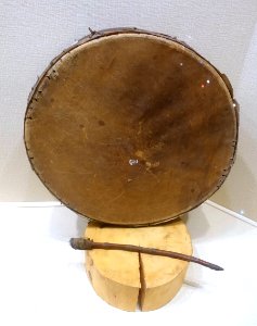 Shaman's drum - Sichuan University Museum - Chengdu, China - DSC06217