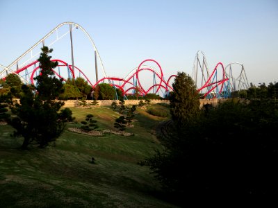 Shambhala and Dragon Khan from far