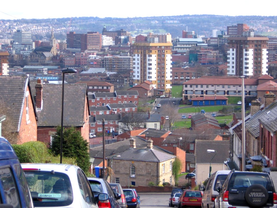 Sheffield, seen from Walkley