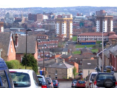 Sheffield, seen from Walkley