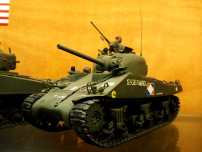 Sherman model in the Musée des Blindés, France, pic-1