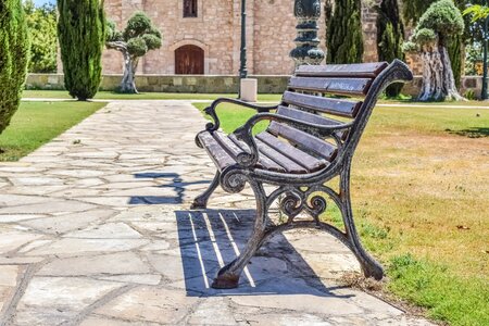 Empty vintage outdoor