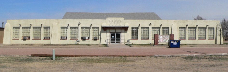 Shallow Water, Kansas school from S 1
