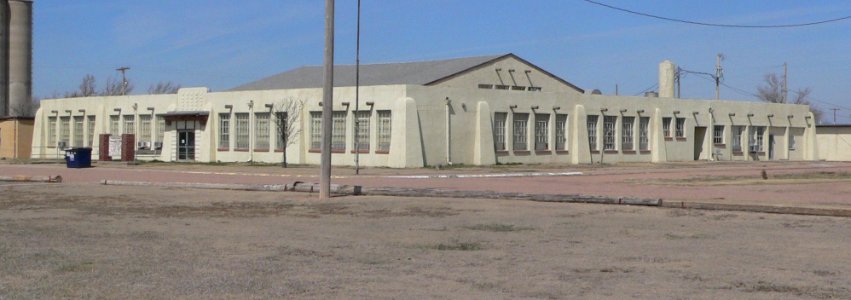 Shallow Water, Kansas school from SE 1
