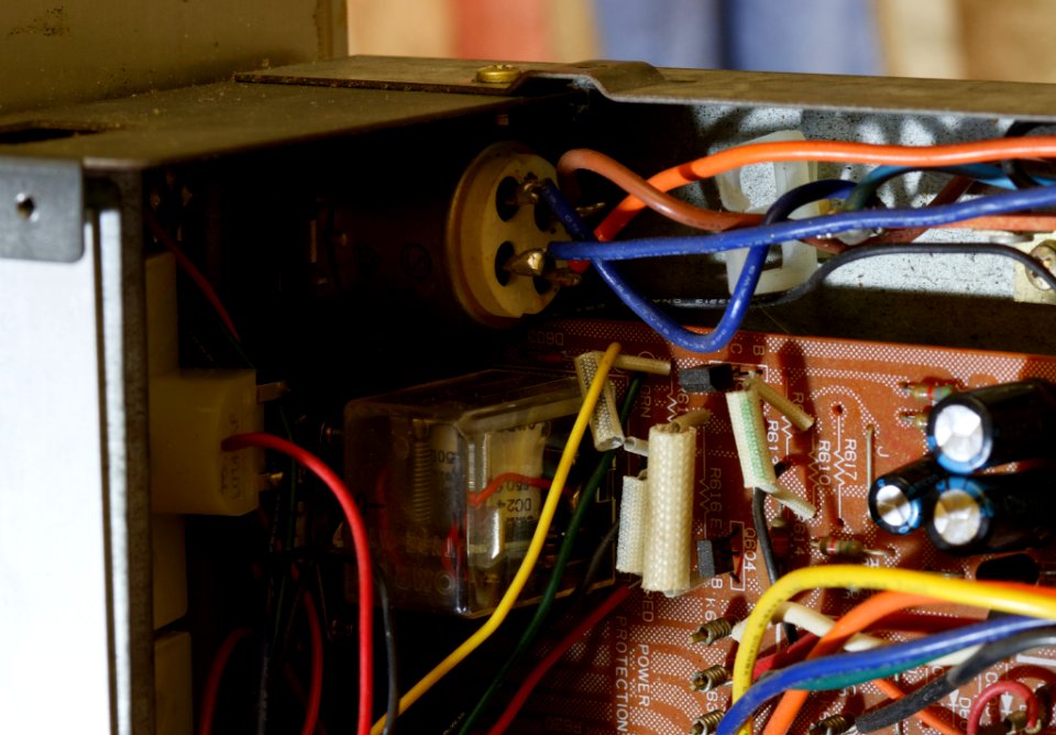 Sharp Optonica SA-2121H receiver power switch speaker relay