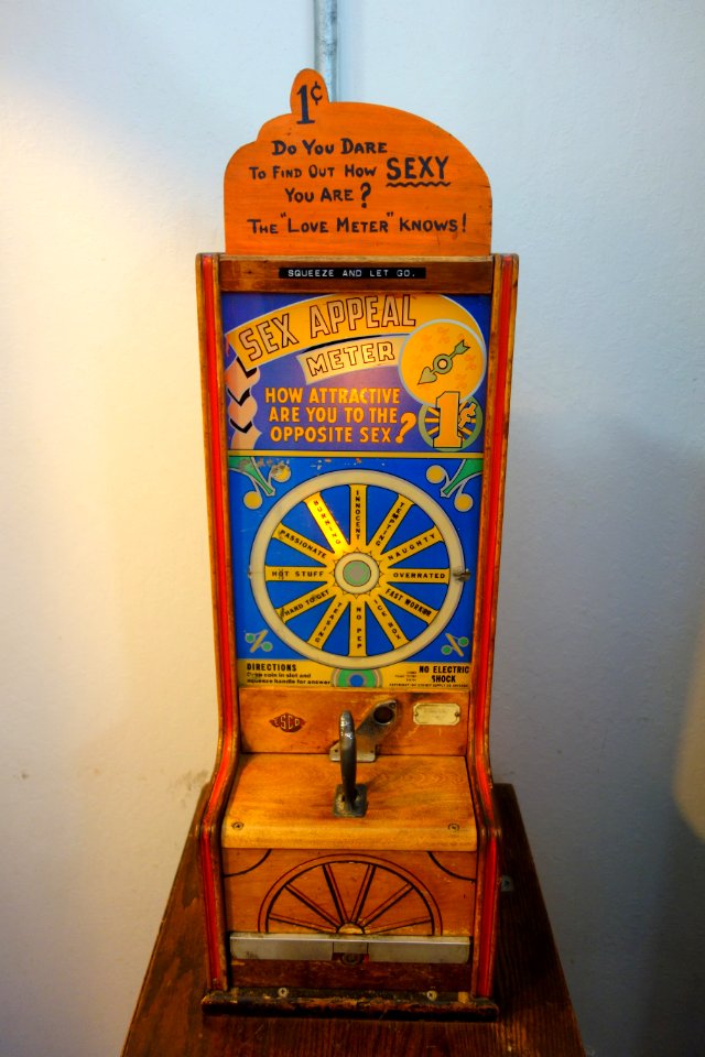 Sex Appeal Meter - Musée Mécanique - San Francisco, CA - DSC02953