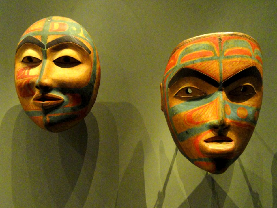 Shamans' Masks, Tlingit, Southeast Alaska, c. 1830 - Nelson-Atkins Museum of Art - DSC09081