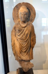 Shakyamuni Buddha, Gandhara, 3rd century AD, stone - Östasiatiska museet, Stockholm - DSC09334