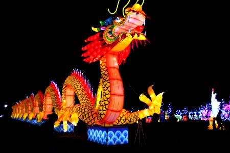 Shakopee Lantern Light Festival - Dragon Oct 2017 2