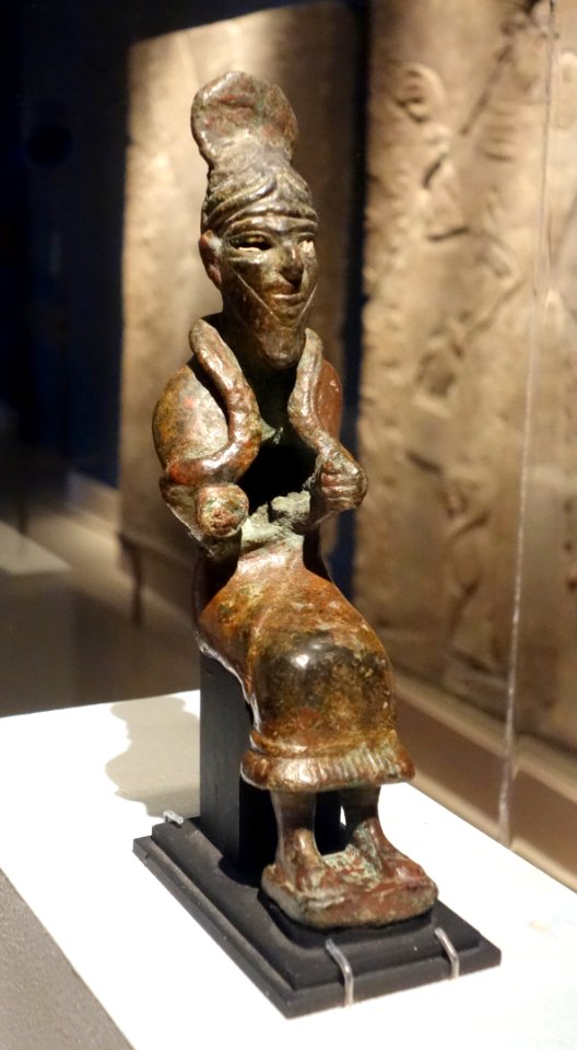 Shamash (The Sun God), Syria, c. 1700-1600 BC, copper - Brooklyn Museum - Brooklyn, NY - DSC08650