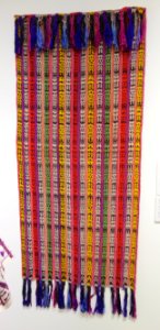 Shawl, Tz'utujil Maya, Santiago Atitlan, mid 20th century, cotton, silk - Textile Museum of Canada - DSC01209