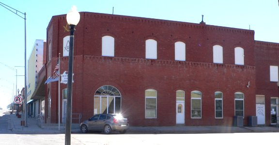 Shattuck, Oklahoma public library from N 1