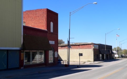 Shattuck, Oklahoma, Main Street x 1st, W side 1