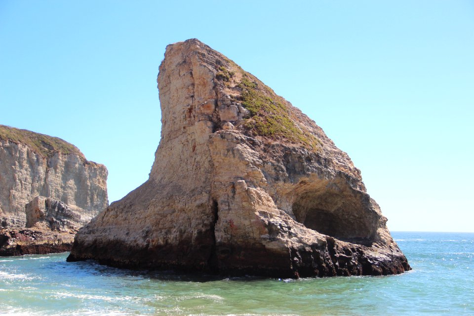 Shark Fin at Shark Fin Cove, Aug 2019
