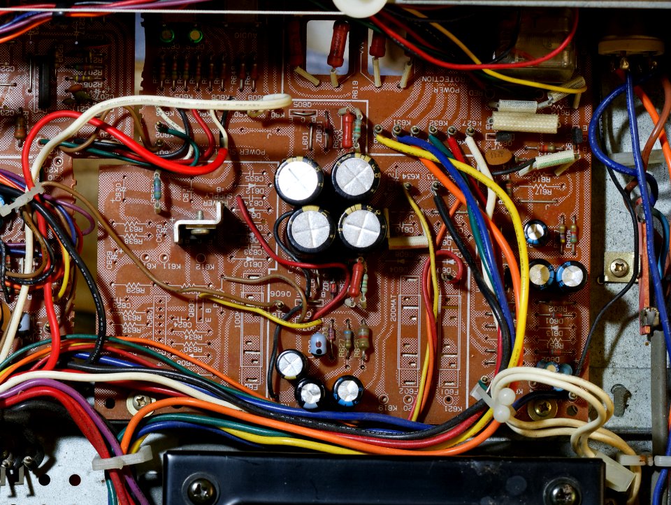 Sharp Optonica SA-2121H receiver regulator and relay board
