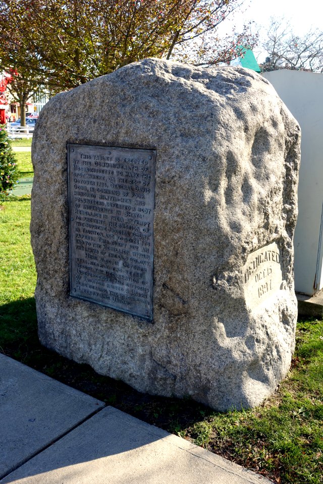 Shays' Rebellion Memorial - Taunton, Massachusetts - DSC01870