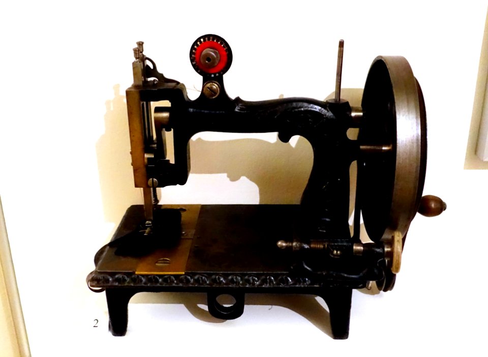 Sewing machine, Grimme, Natalis, & Co. (later Brunsviga Maschinenwerke), Braunschweig, c. 1880 - Braunschweigisches Landesmuseum - DSC04784