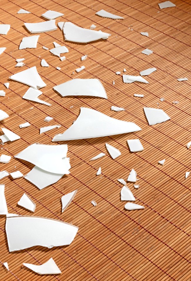 Shattered light fixture 5