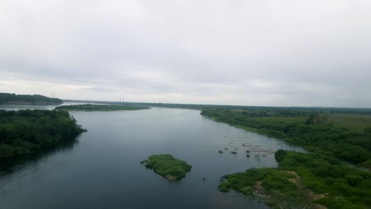 Severnaya Dvina River, Kotlas. View from railway bridge (02)