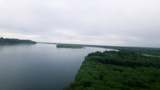 Severnaya Dvina River, Kotlas. View from railway bridge (03)