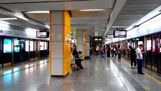 Shenzhen Metro Line 5 Honglang N Sta Platform photo