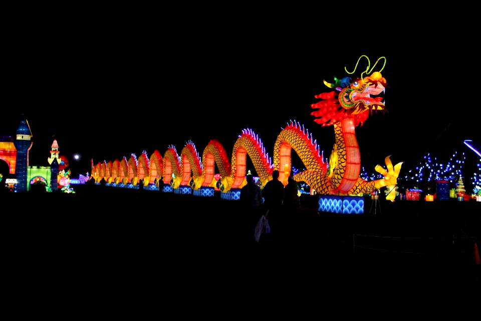 Shakopee Lantern Light Festival - Dragon Oct 2017