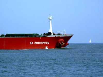 SG Enterprise p01 approaching Port of Rotterdam, Holland 20-May-2007
