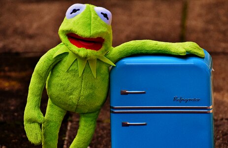 Funny retro green