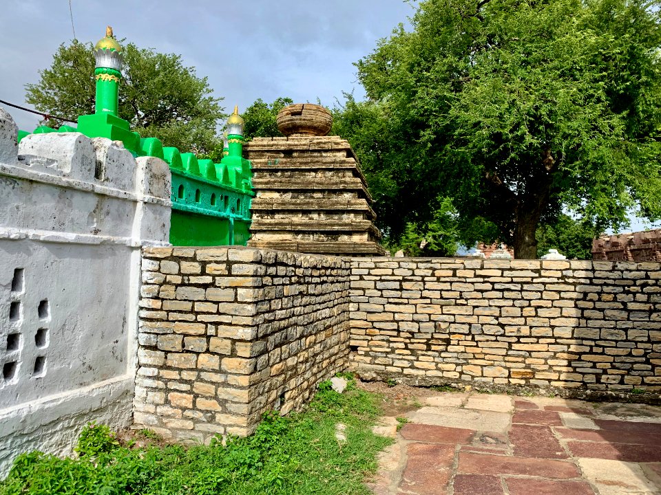 Shah Ali Pedda Dargah and 17th century fort built on Navabrahma Temples, Alampur, Telangana India - 12