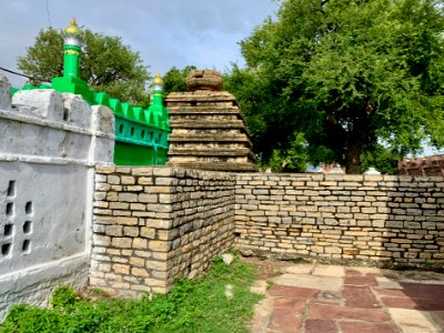 Shah Ali Pedda Dargah and 17th century fort built on Navabrahma Temples, Alampur, Telangana India - 12
