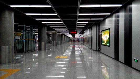 Shenzhen Metro Line 11 Nanshan Sta Concourse photo