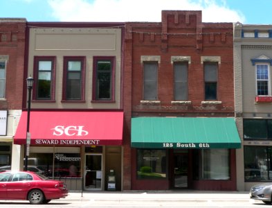 Seward, Nebraska W side 100s block S 6th 3