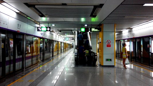 Shenzhen Metro Line 5 Bantian Sta Platform