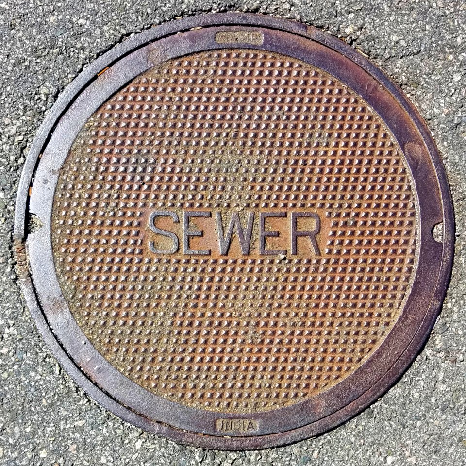 Sewer illegible, India - Arlington, MA
