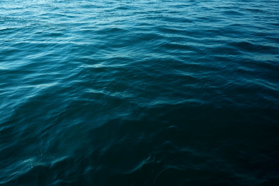 Sea blue calm