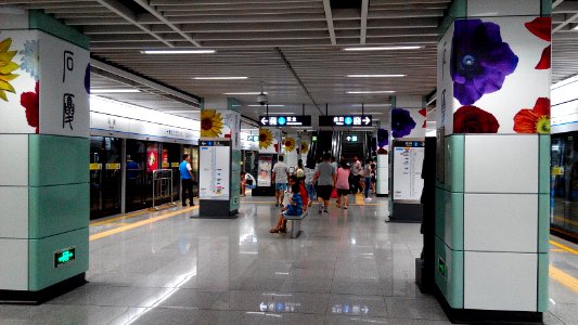 Shenzhen Metro Line 3 Shixia Sta Platform photo