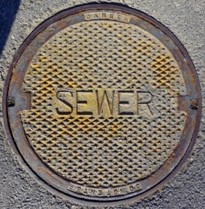 Sewer, Danger, Do Not Enter - Arlington, MA - DSC06487 photo